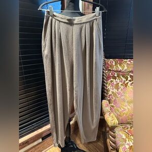 Express Tricot Womens Comfort Stretch Pants Brown Large